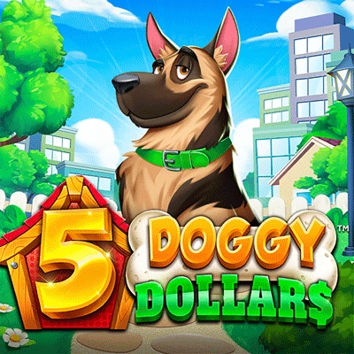 slot-12 5 Doggy Dollars German shepherd with kennel